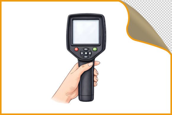 Download Hand Holding Thermal Imager PNG - Premium Resources