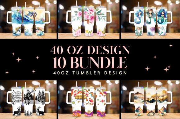 Download 40oz Design Tumbler Bundles - Premium Resources